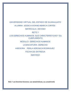 Reto 4. Otras Declaraciones, Convenciones O Pactos Internacionales De ...