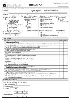 Eccd service provider 08032021 - 1a. ECCD Orientations, Trainings and ...