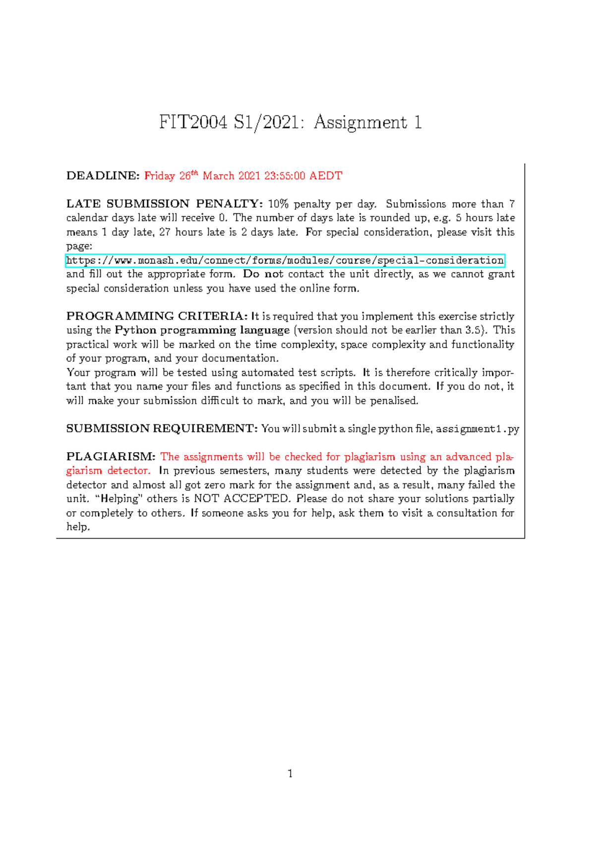 Assignment 1 instructions instructions instructions instructions ...
