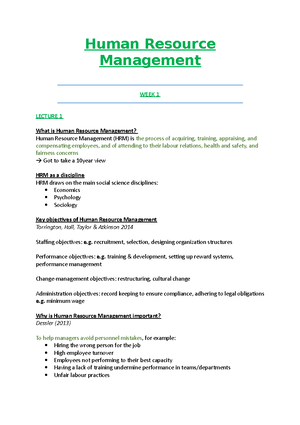 Hrm 9 - International Hrm - Hrm 9 – International Hrm Outline 