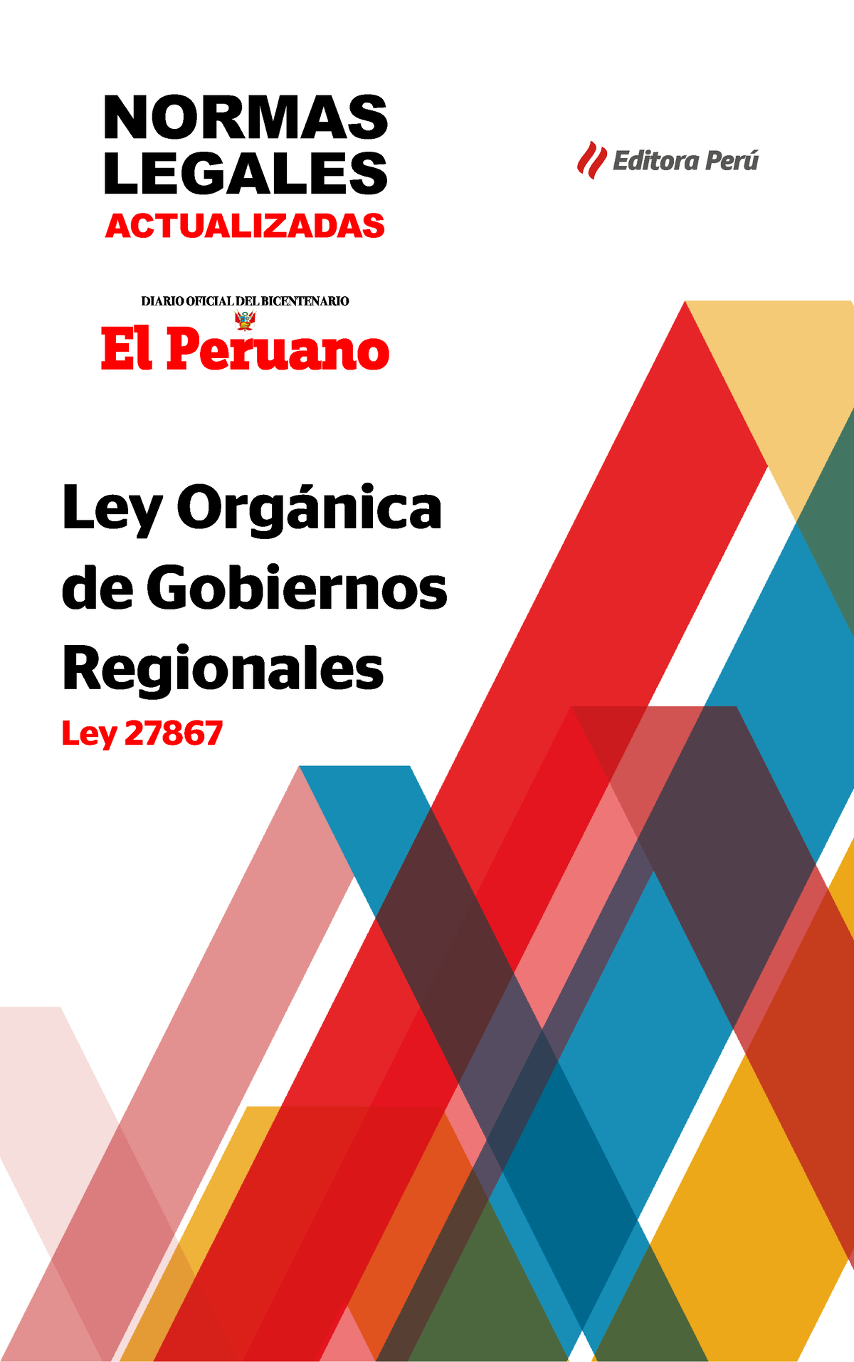 LEY Organica Gobierno Regionalesv 02 - Ley Orgánica De Gobiernos ...