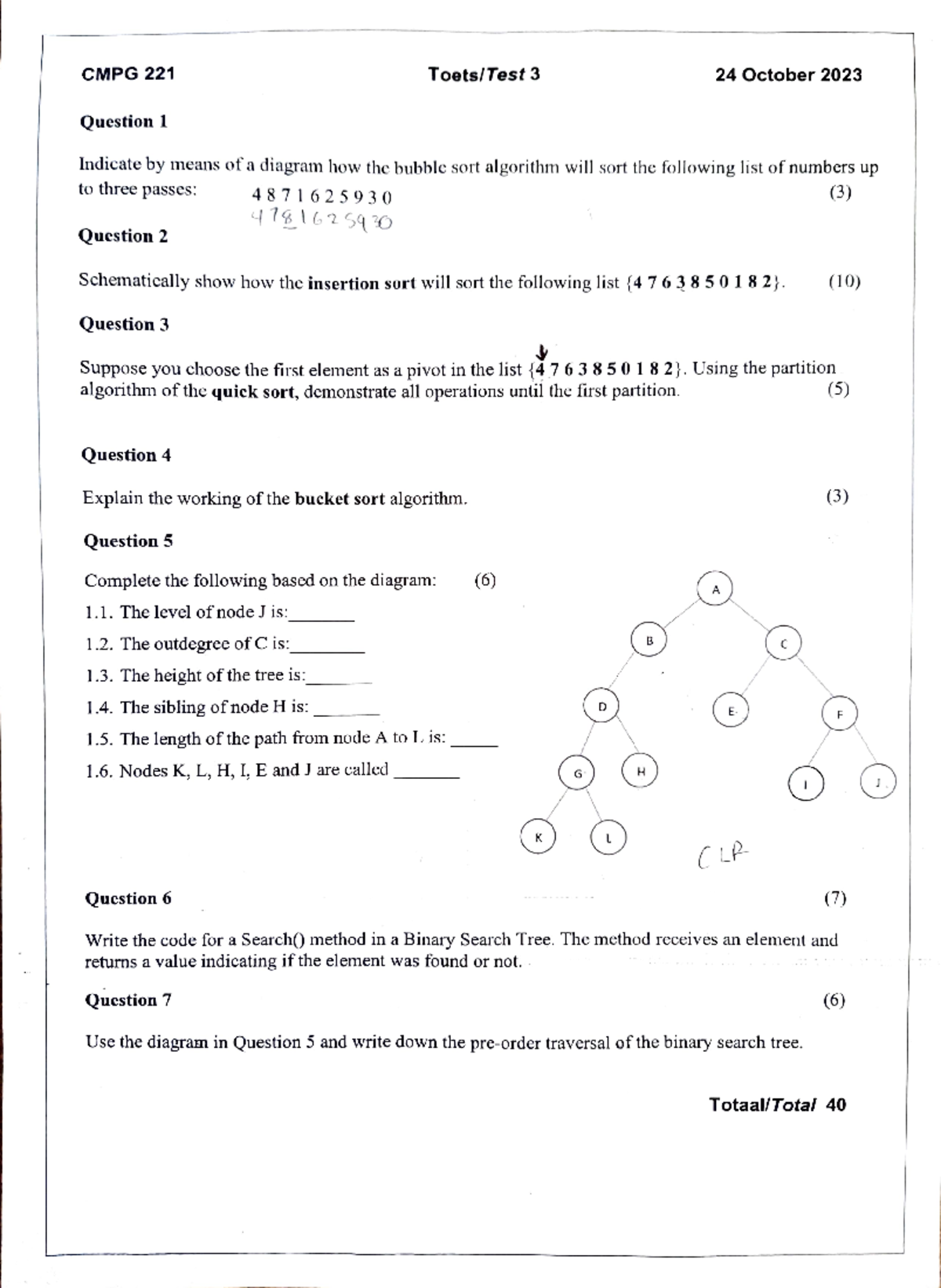 CMPG 221 TEST 3 - This Is The Sitdown Test 3. - CMPG 221 Question 1 ...