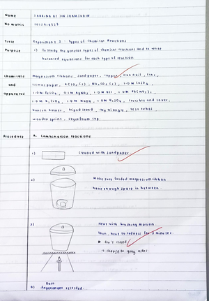 Experiment 7 Redox Titration ( Fatini Liyana ) - CHM420 GENERAL ...