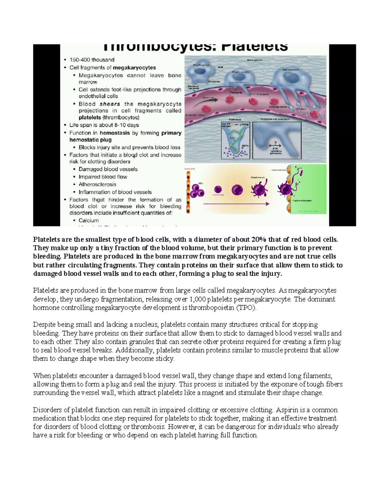 Platelet - read - Platelets are the smallest type of blood cells, with ...