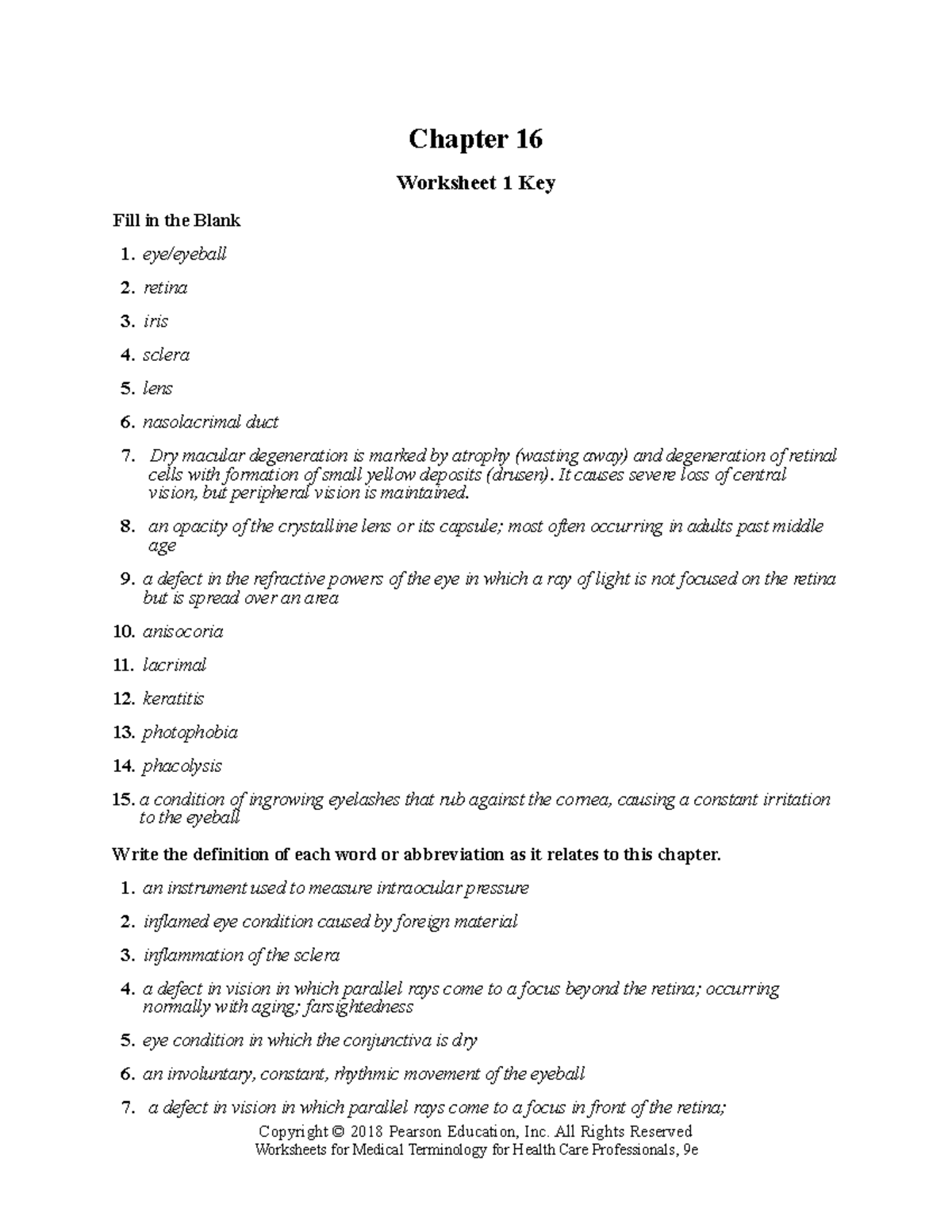 Chapter 16 Worksheet Key Chapter 16 Worksheet 1 Key Fill In The Blank Chapter 16 Worksheet Key Chapter 16 Worksheet 1 Key Fill In The Blank