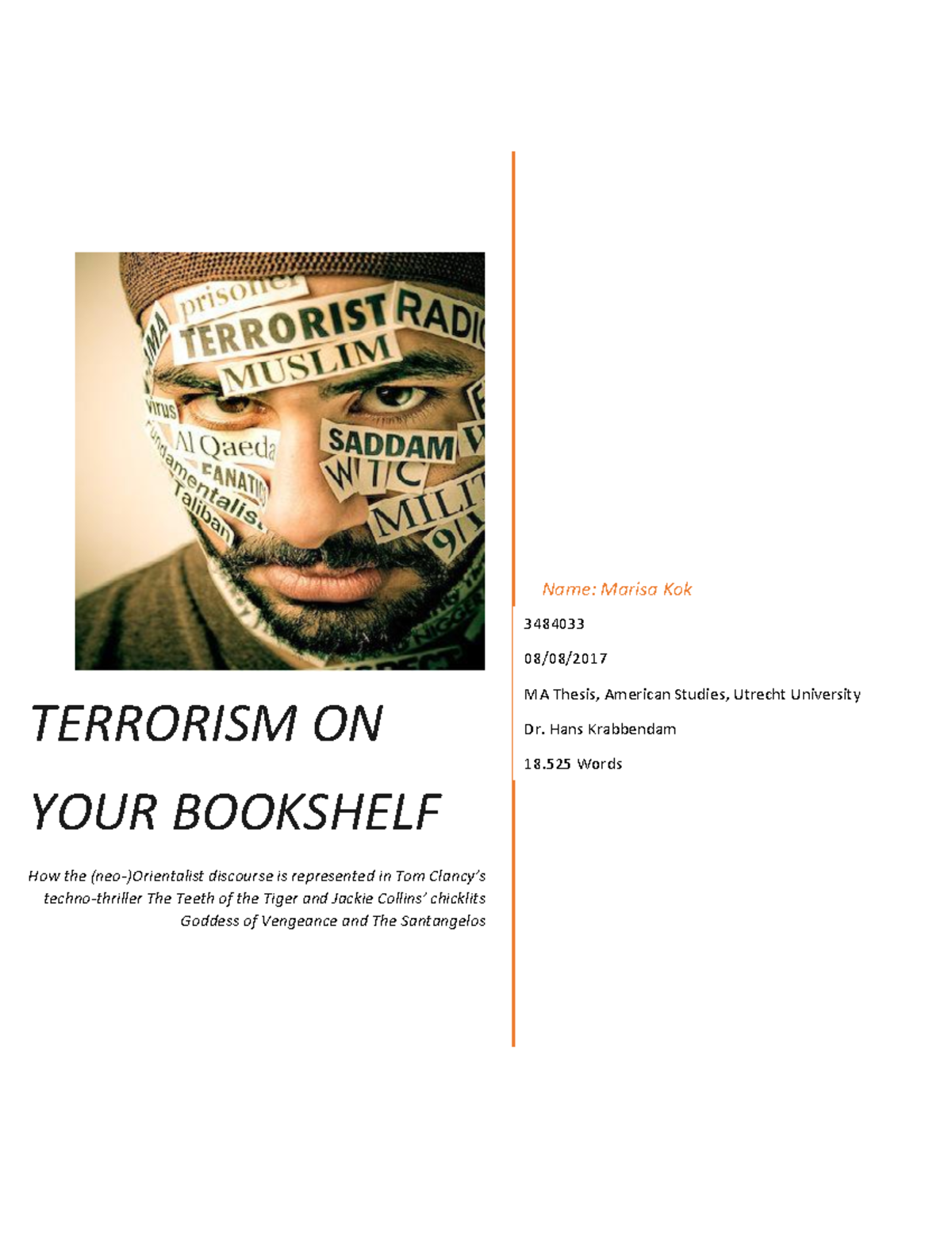 thesis in terrorism