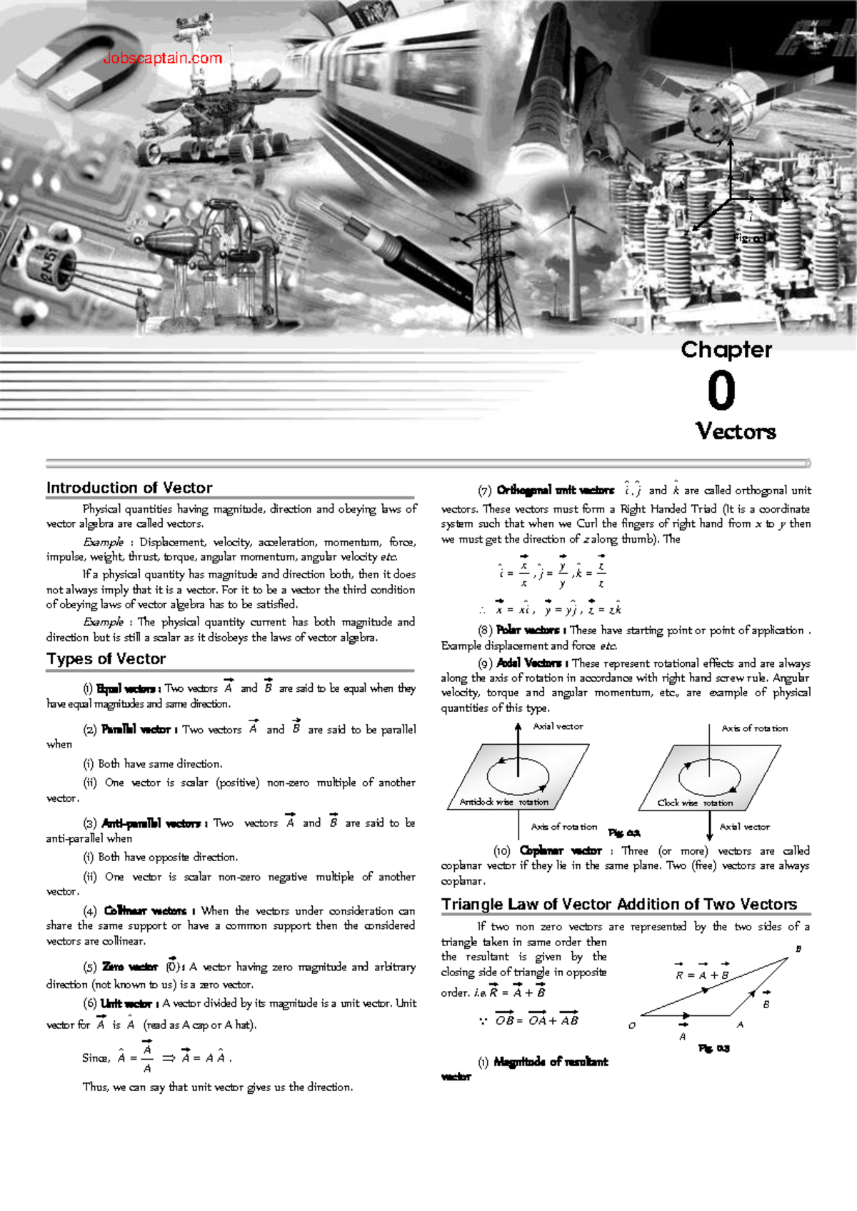 Ch=o vectors - yes - Vectors 1 Introduction of Vector Physical ...