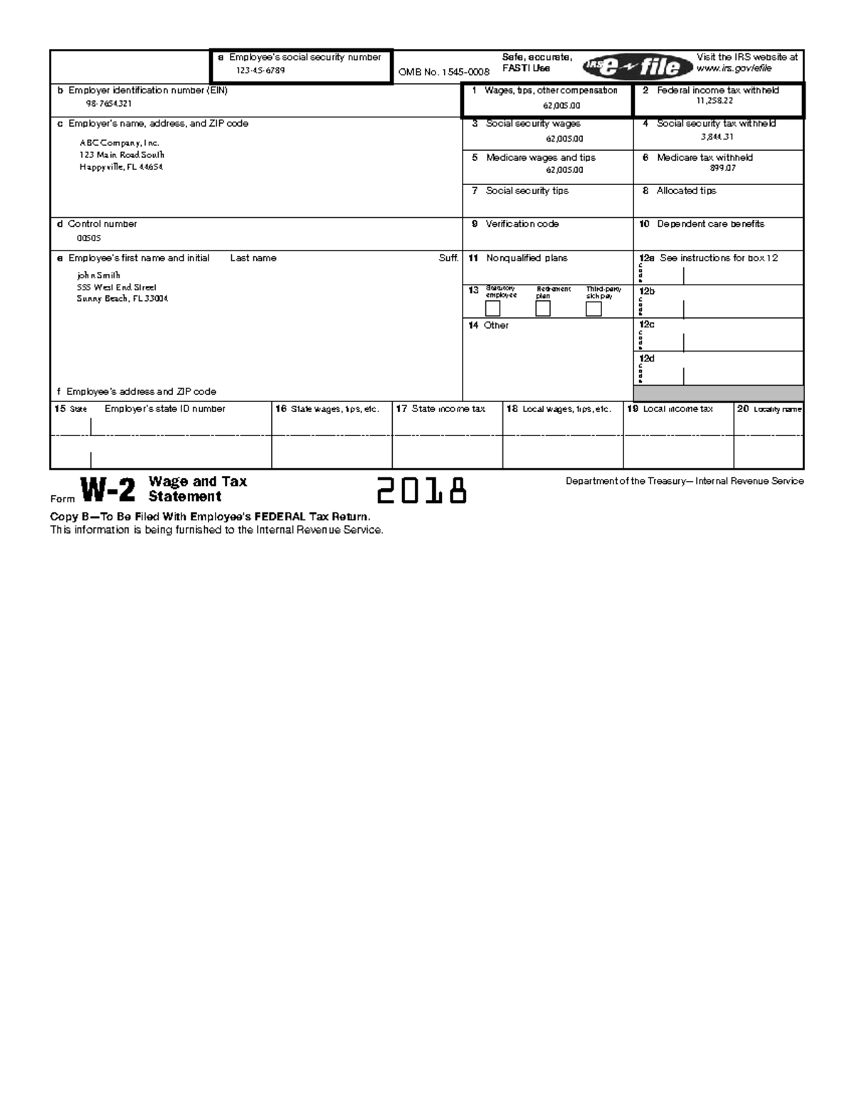 Acc 330 2018 sample tax forms 4 section 1b allowance and selling stocks