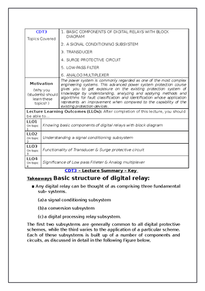 Basic Components OF Digital Relays WITH Block Diagram 3