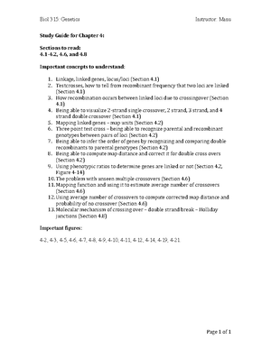 Genetics Notes exam 2 pt 1 - Chapter 516 : GeneInteraction Interactions ...