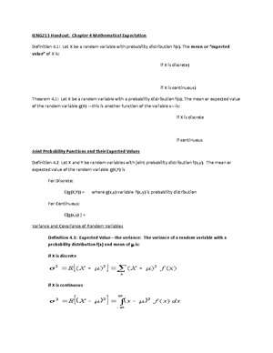 IENG213 Chapter 9 Formula Sheet - Chapter 9 Formula’s for CONFIDENCE ...