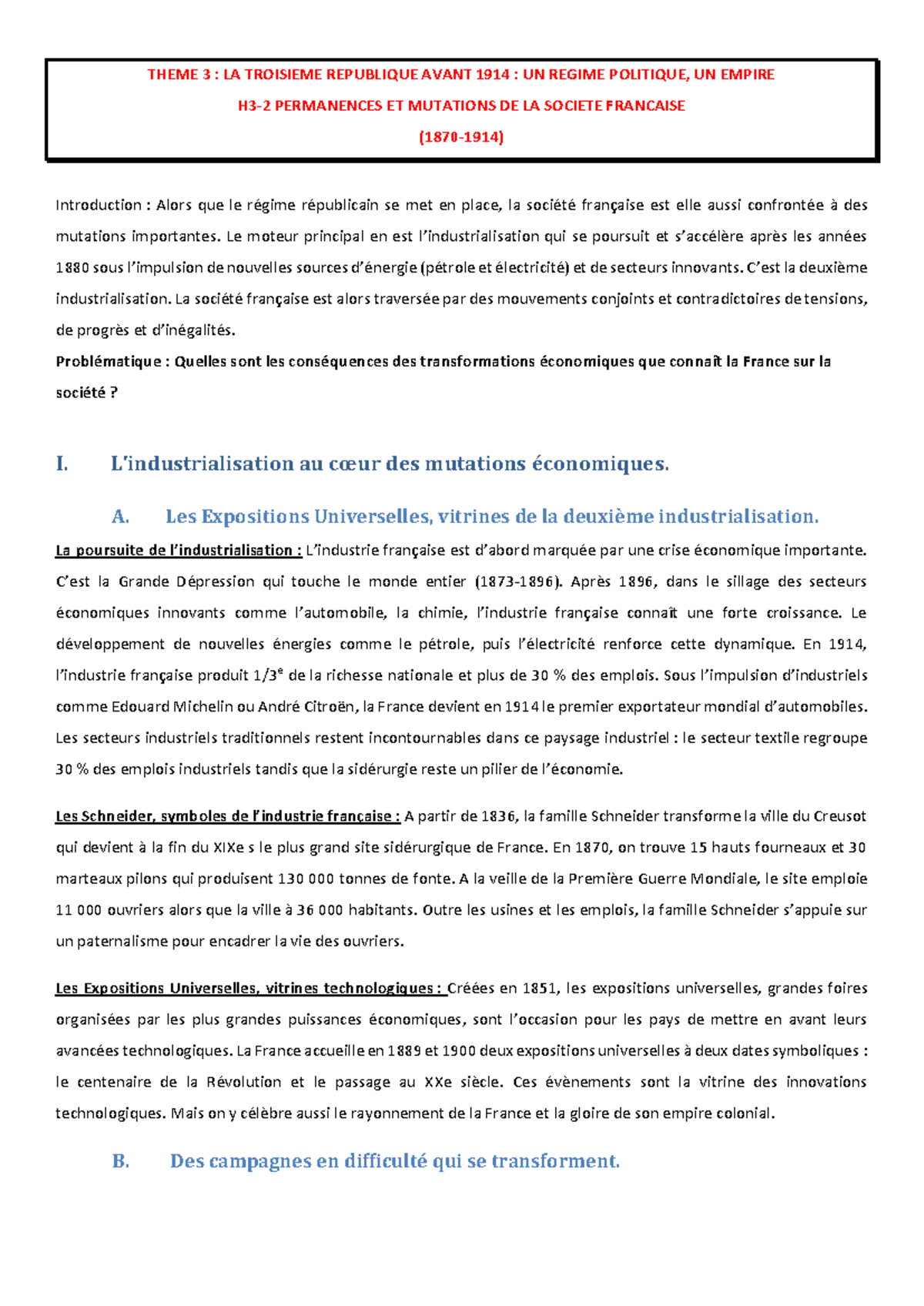 Httpshistoiregeoenvideos.wordpress - THEME 3 : LA TROISIEME REPUBLIQUE ...