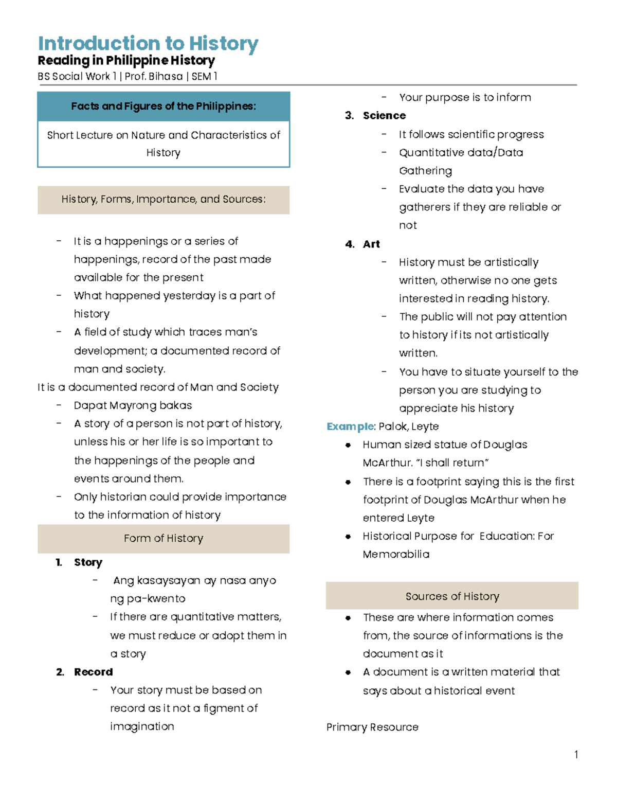 Rph Introduction To History Introduction To History Reading In Rph Introduction To History Introduction To History Reading In