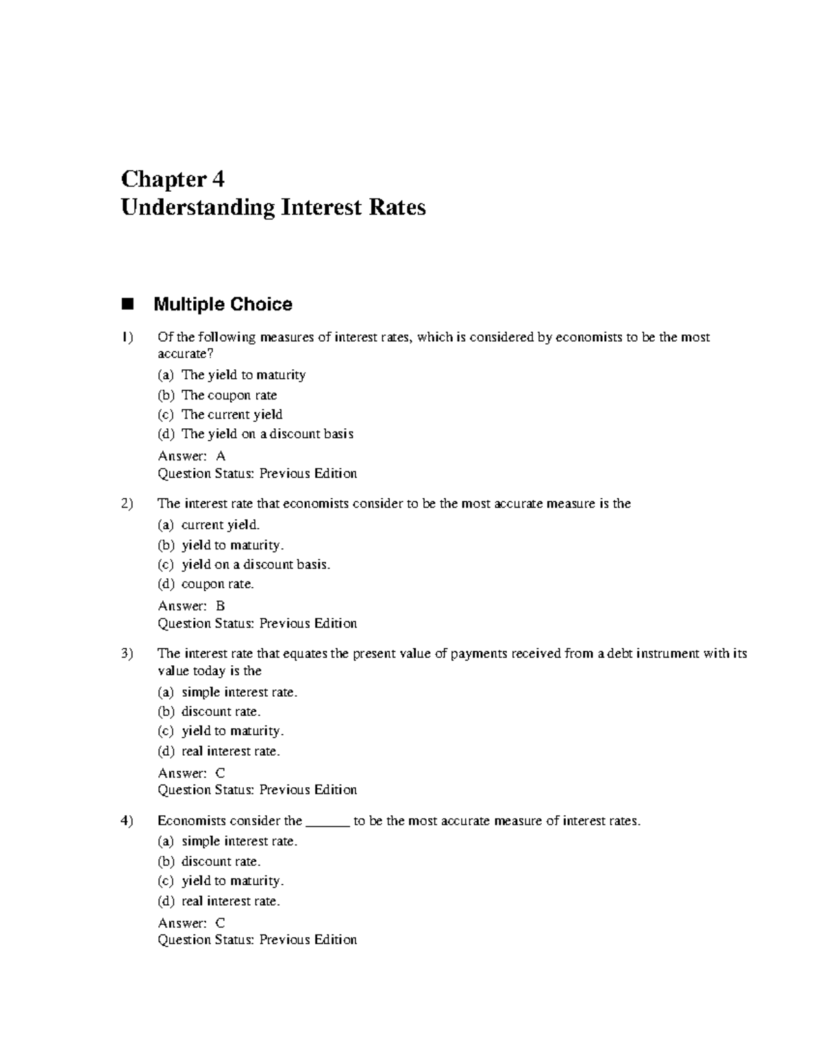 Tb04 interest rate - Practice problems - Chapter 4 Understanding ...