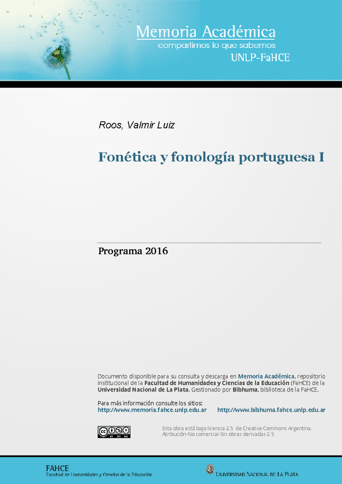 Pp Principios De Fonologia Esta Obra Está Bajo Licencia 2 De Creative Commons Argentina 4612