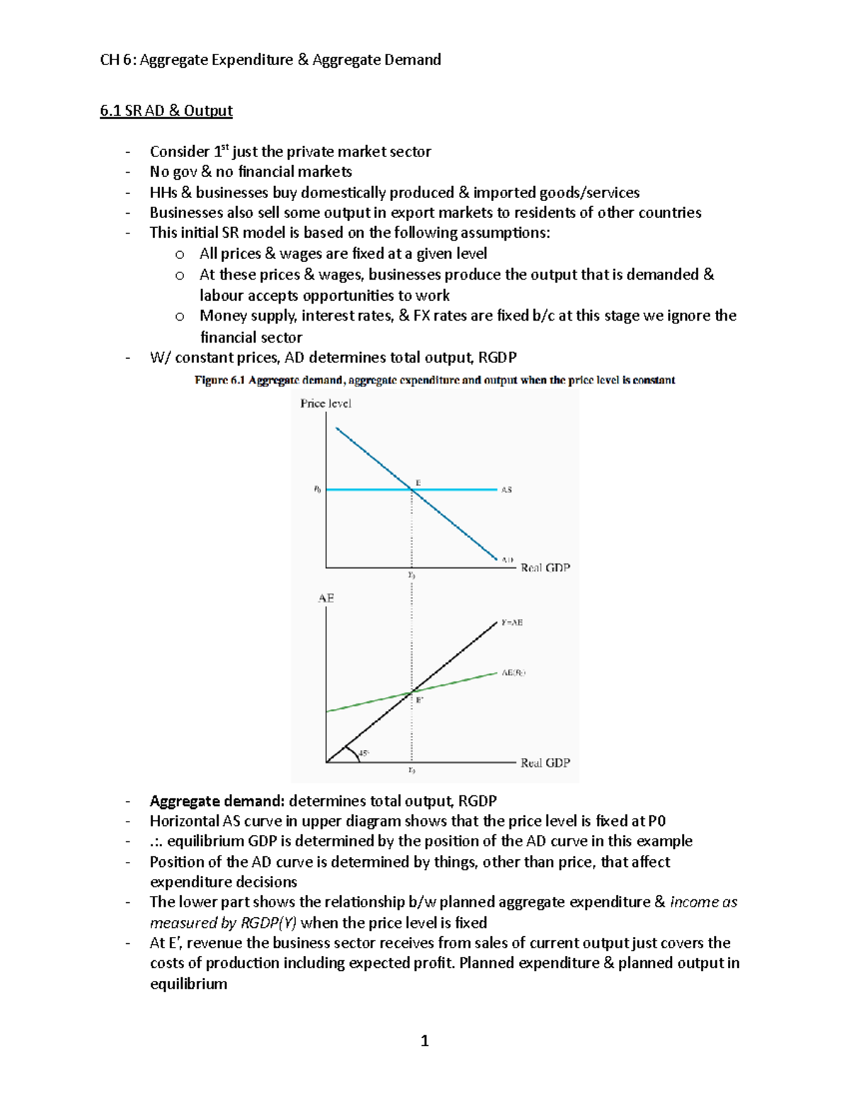Econ 203 ch6 book notes - Summary Principles of Macroeconomics - CH 6 ...