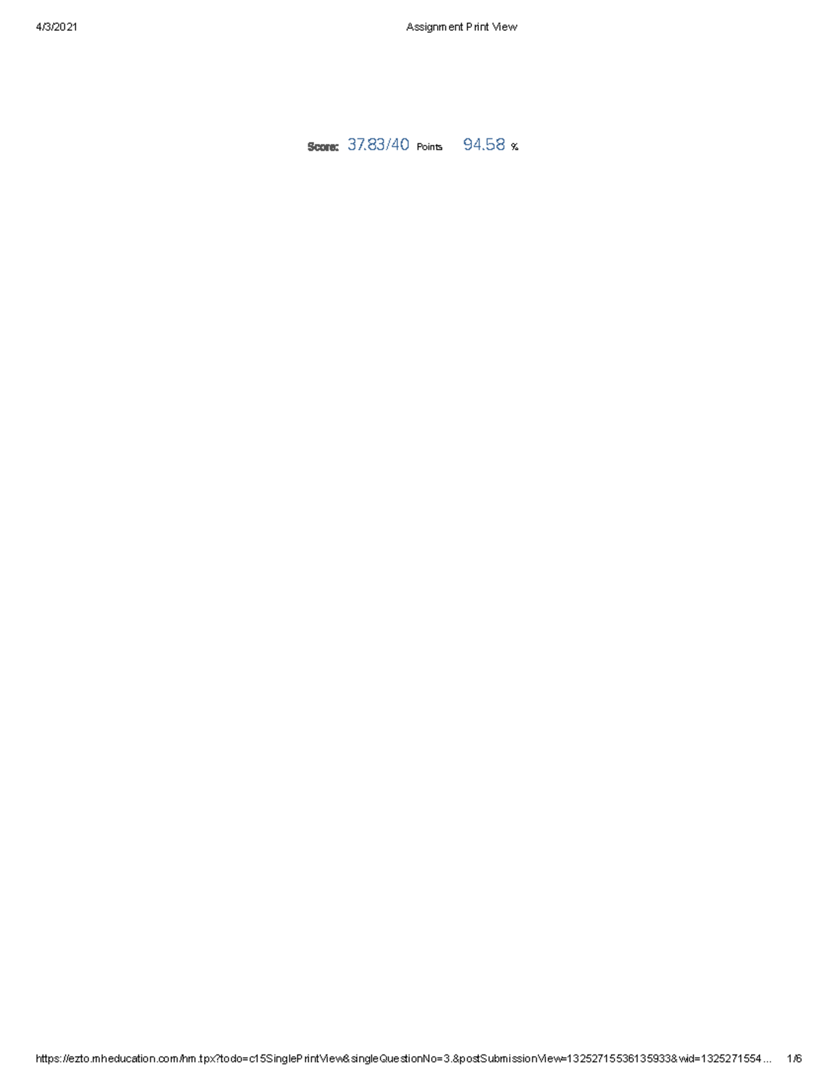 Ch.11 - Weekly mandatory assignment, chapter 2 and chapter 11 - Score ...