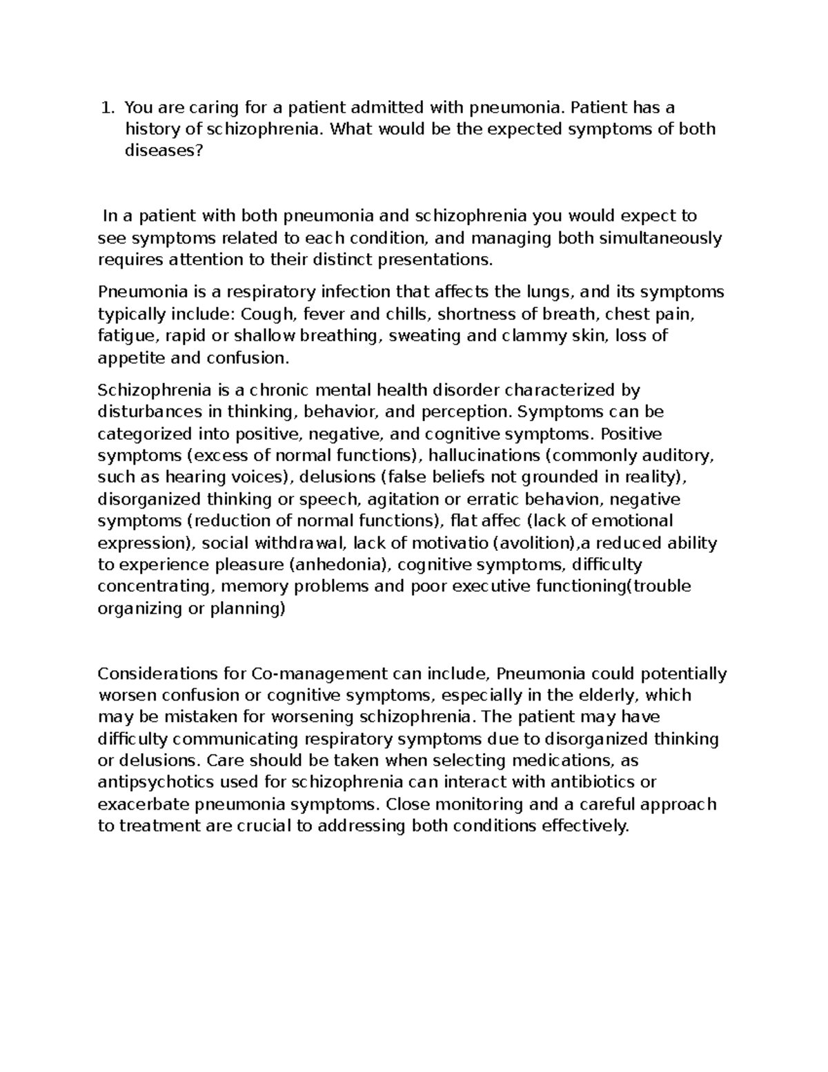 Document - Case study oractice - You are caring for a patient admitted ...