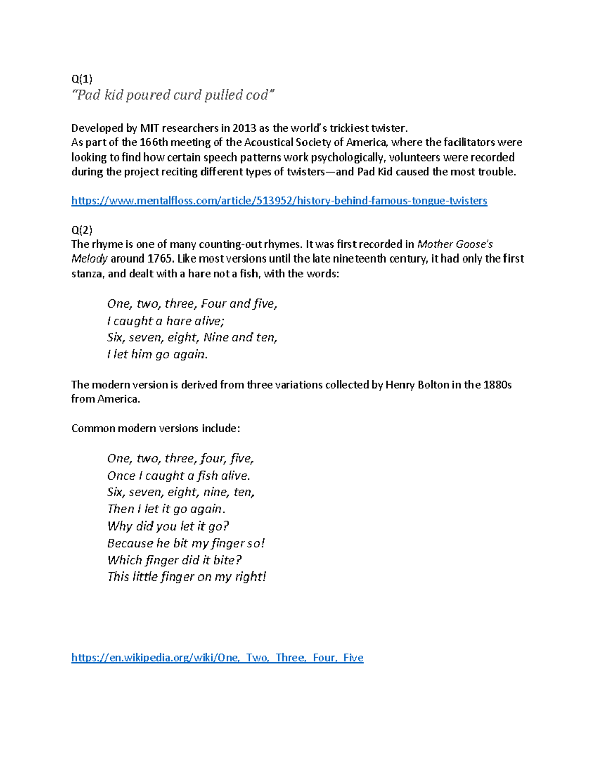 Games through the ages assignment Q(1)