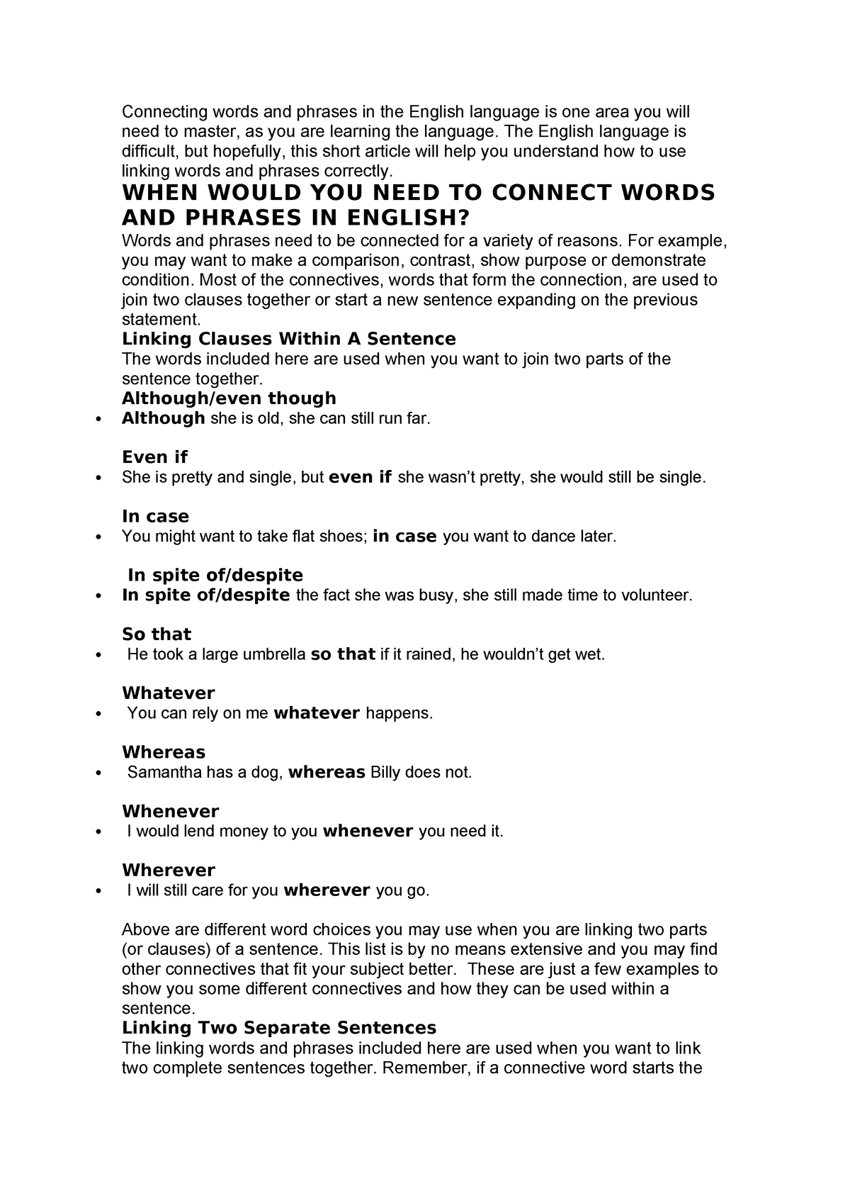 linking-words-connecting-words-and-phrases-in-the-english-language-is