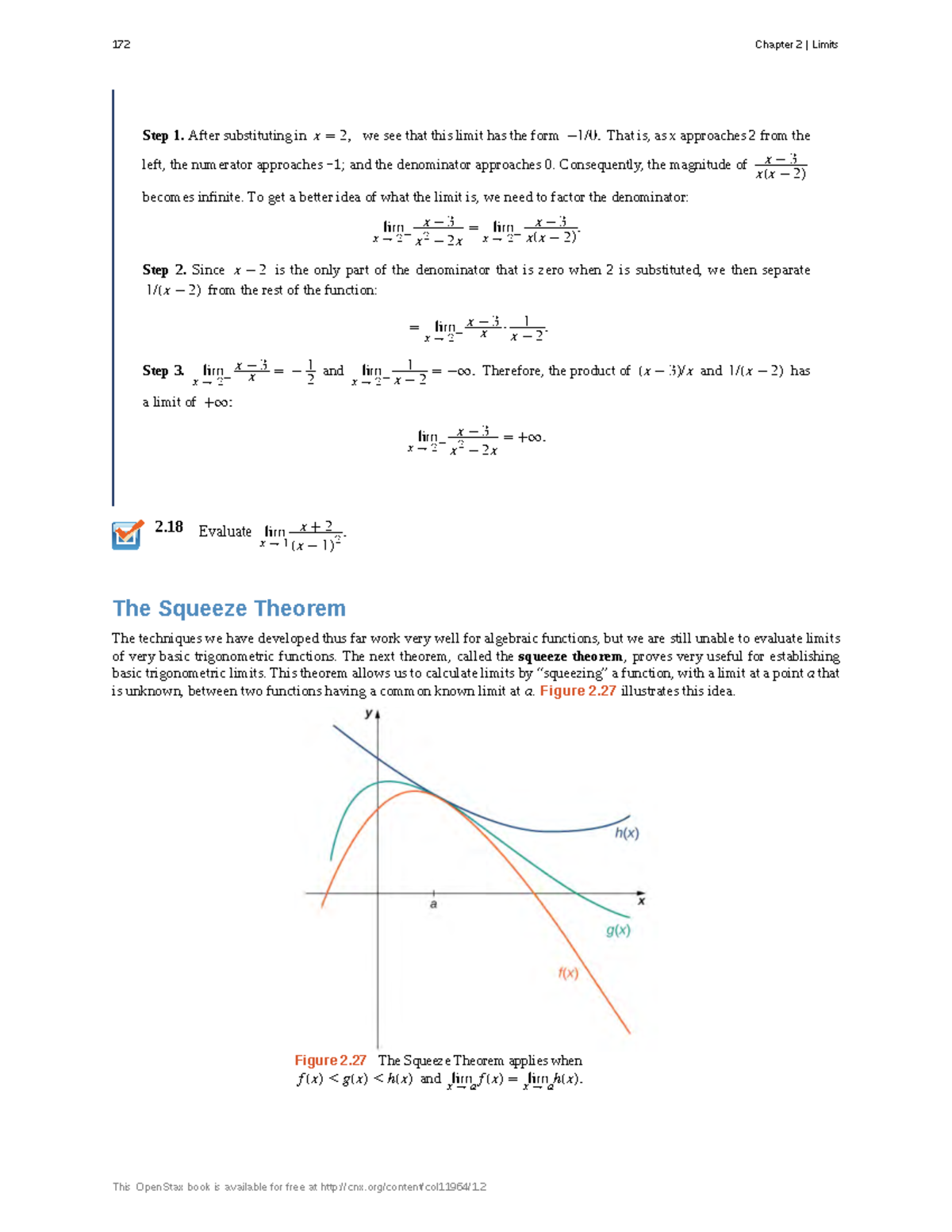 The squeeze theorem module 1 MAT 151 UNC Wilmington Studocu