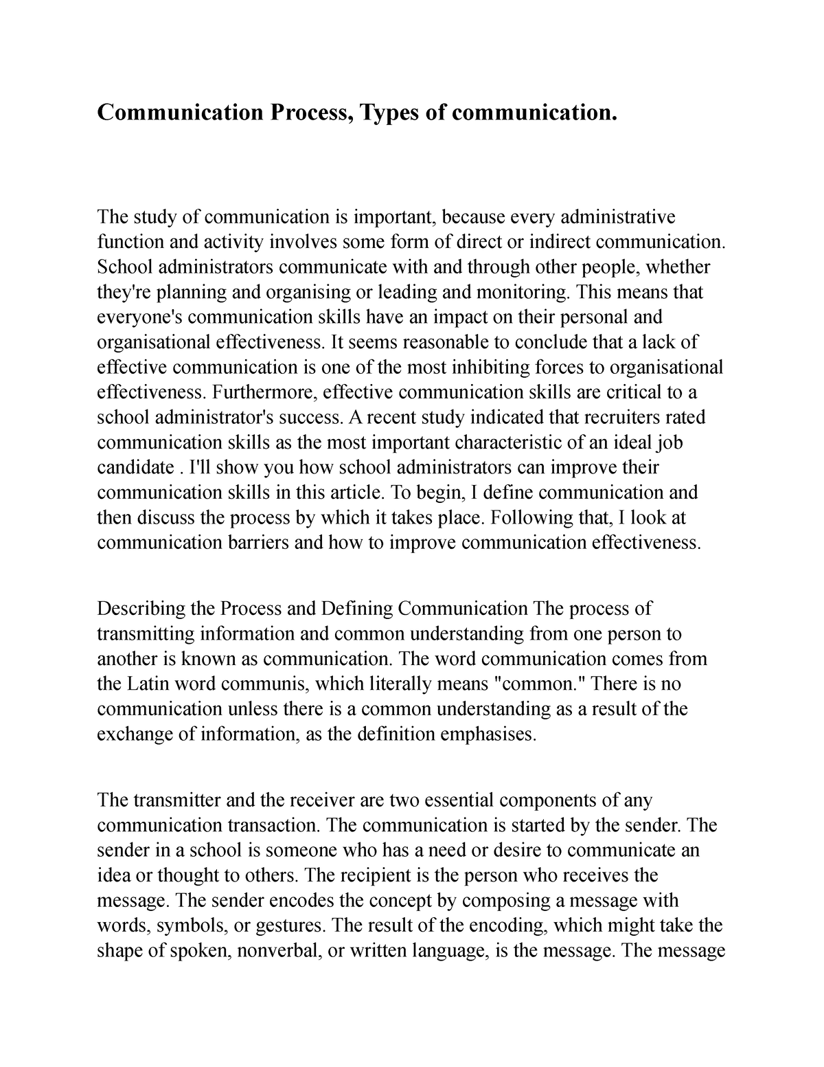 communication thesis pdf