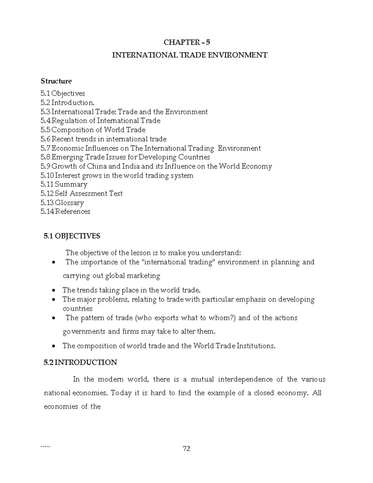 Trading Environment Of International Trade Simplynotes Simplynotes