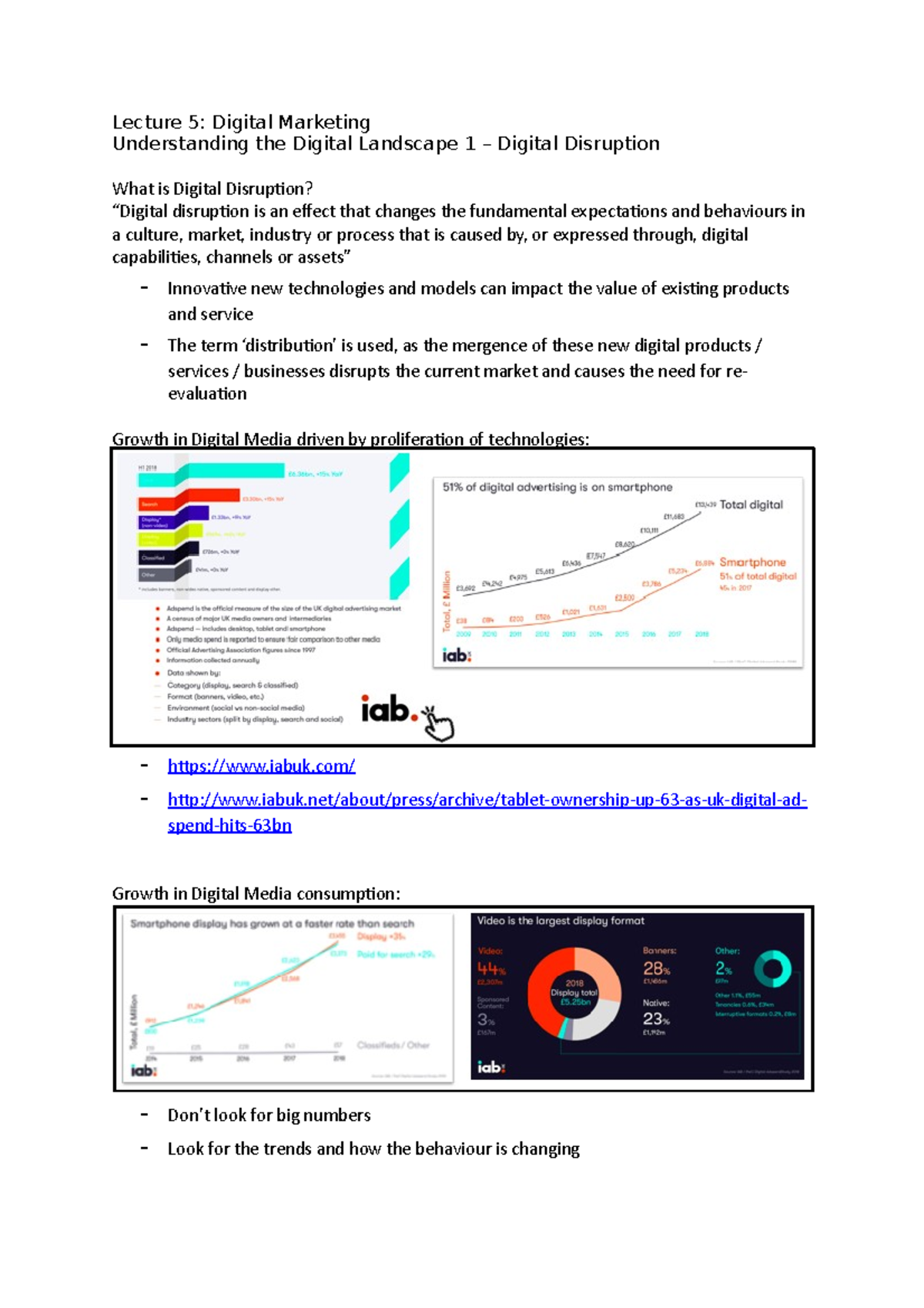 Understanding the Digital Landscape 1 - Lecture 5: Digital Marketing ...