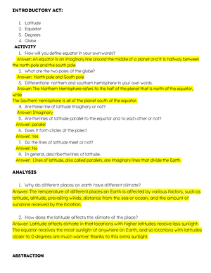 Episode-5-F2F ans - This notes contains answer of the field study 2 ...