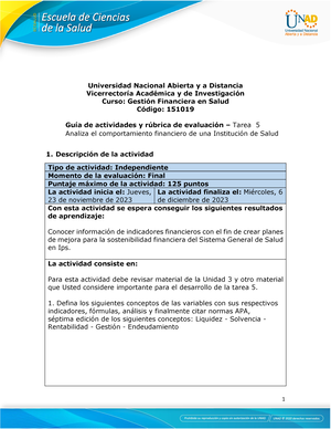 Tarea 4 Grupo 112001 4 Unidad 4 Fundamentos Fundamentos En Gestion Integral UNAD Studocu