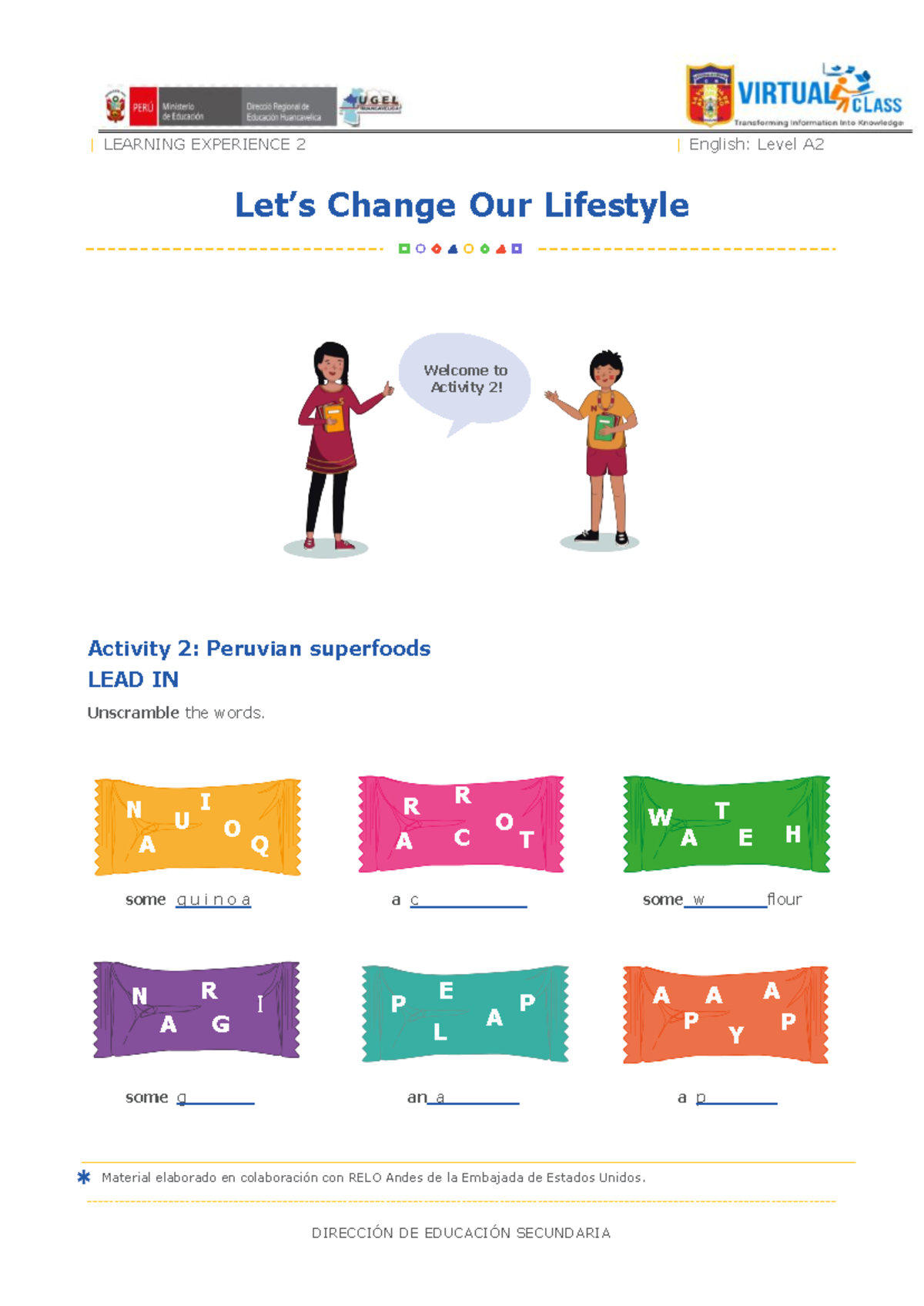 Learning Experience 2 - Activity 2 - A2 - Welcome to Activity 2 ...