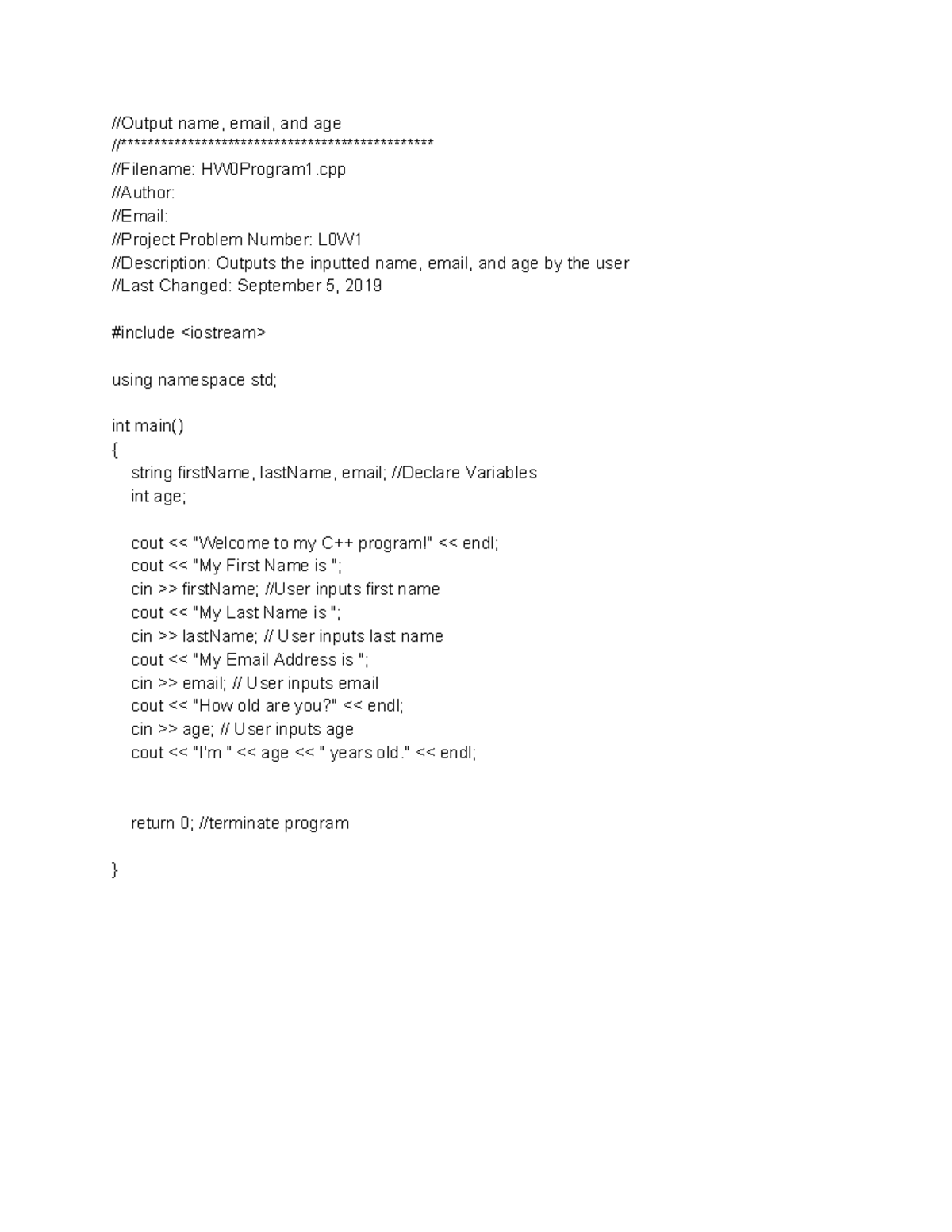 lab0w1hw-lab-homework-for-two-labs-in-depth-code-with-proper-comments