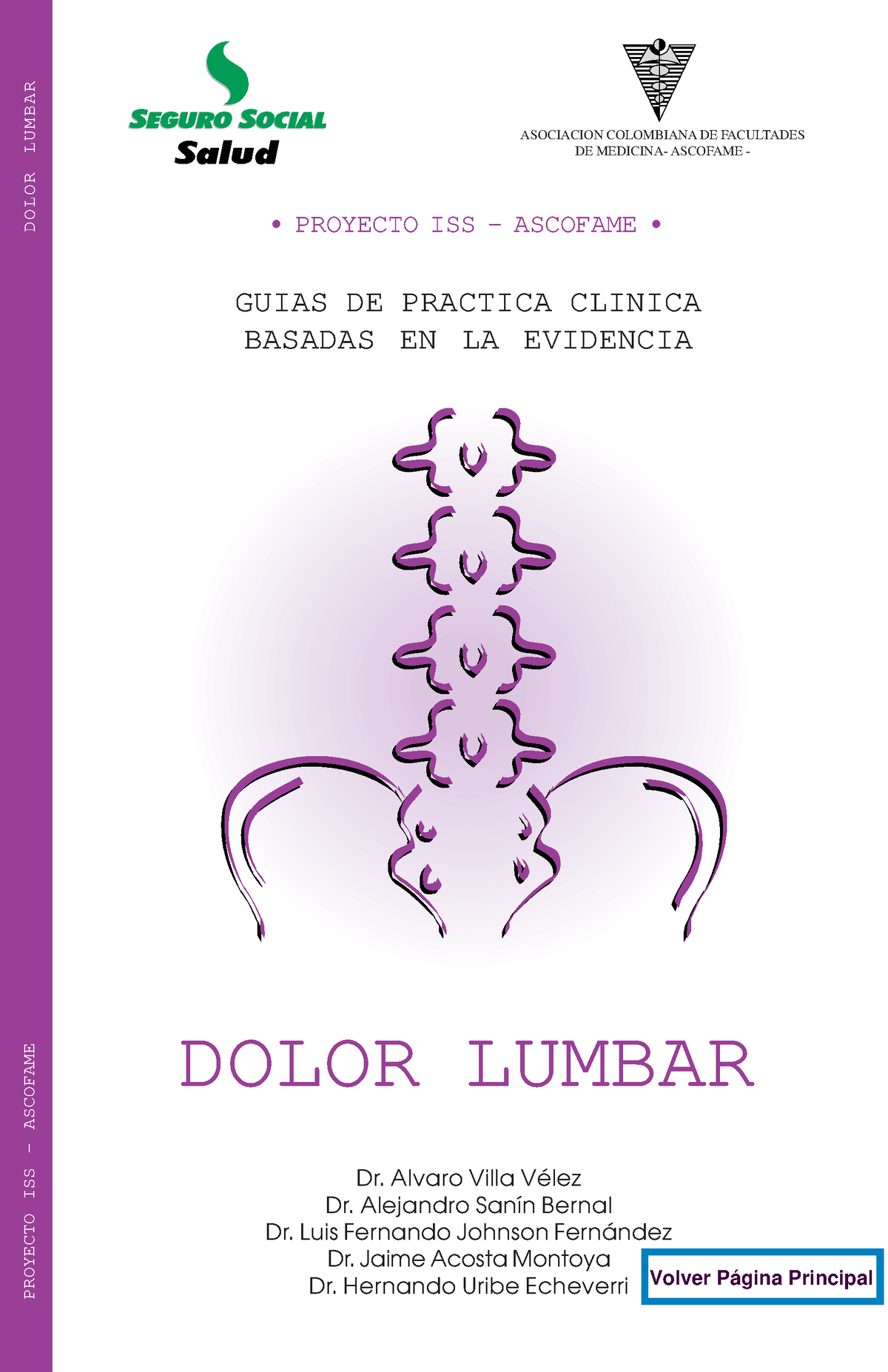 Dolor Lumbar - DOLOR LUMBAR PROYECTO ISS - ASCOFAME • GUIAS DE PRACTICA ...