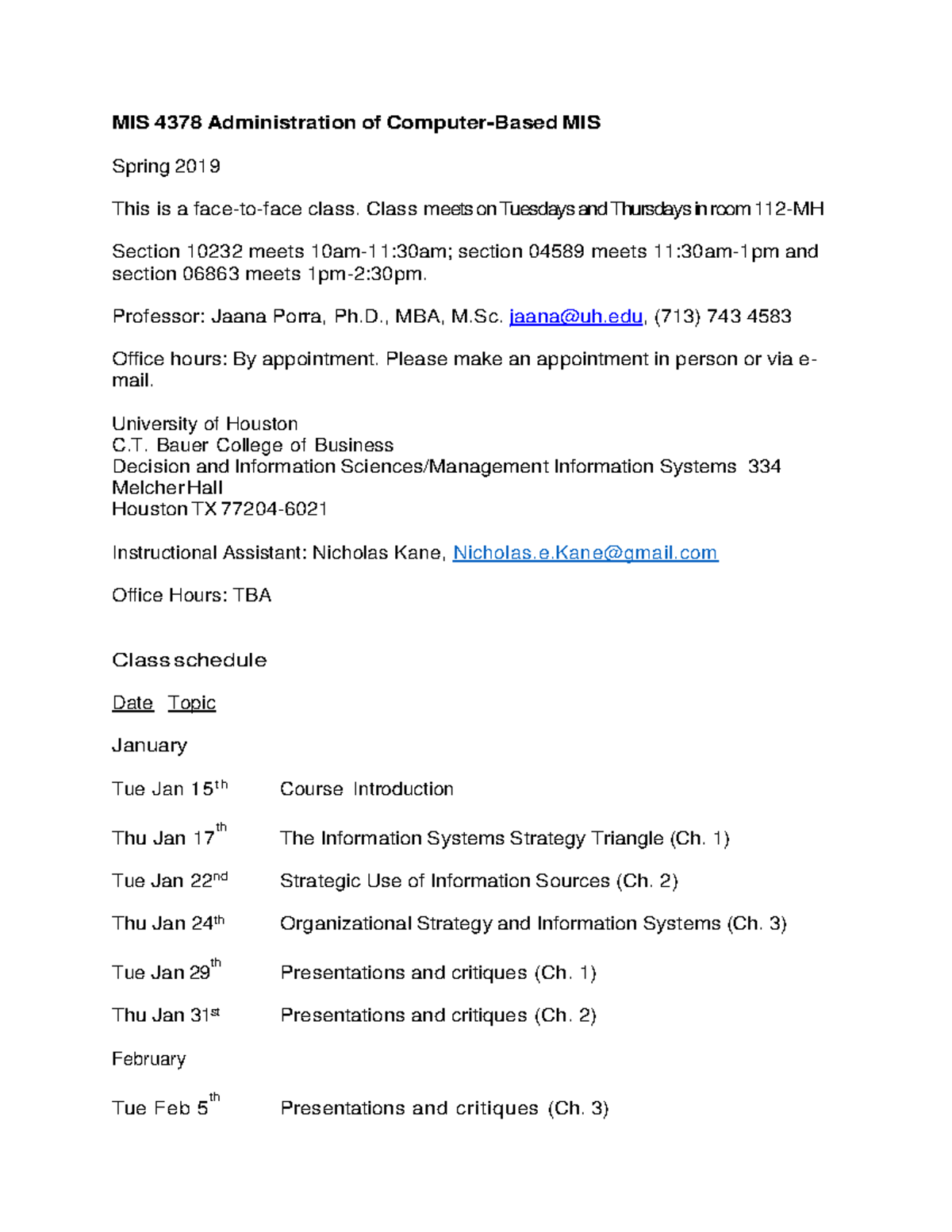 mis-4378-administration-of-computer-based-information-systems-spring