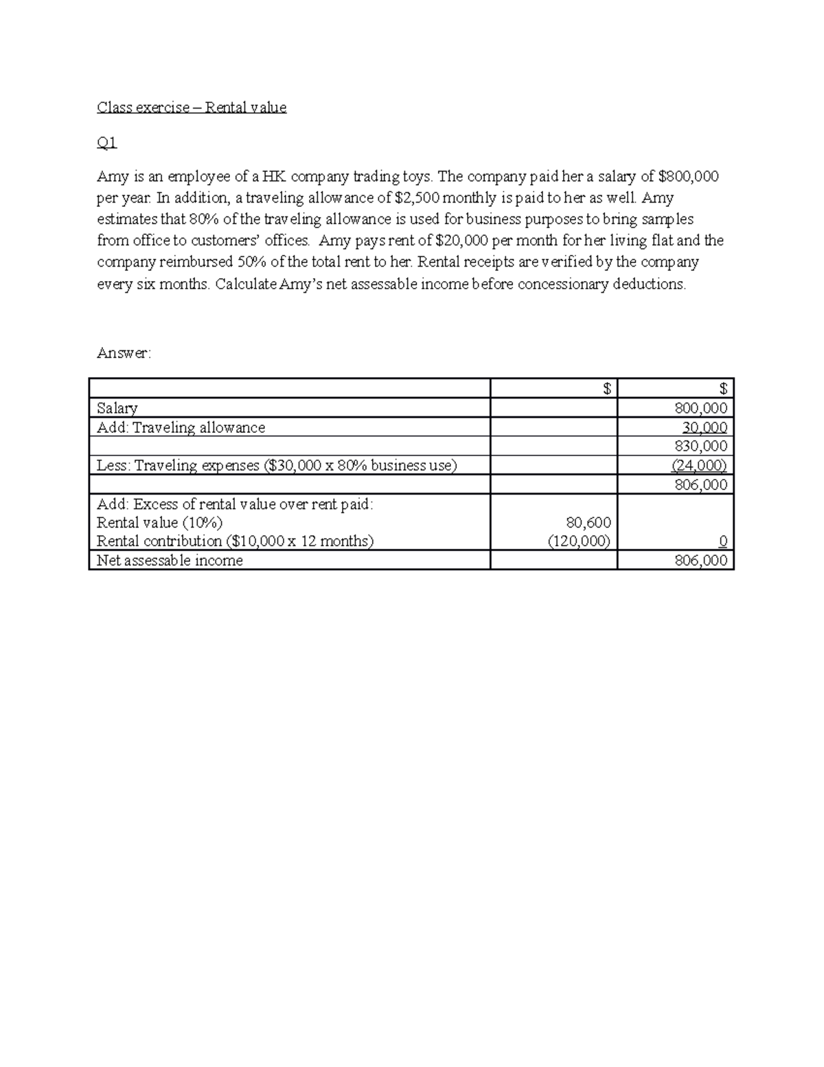 W3+RV+-+class+exercise+%28Q%26A%29+-ok - Class exercise – Rental value ...