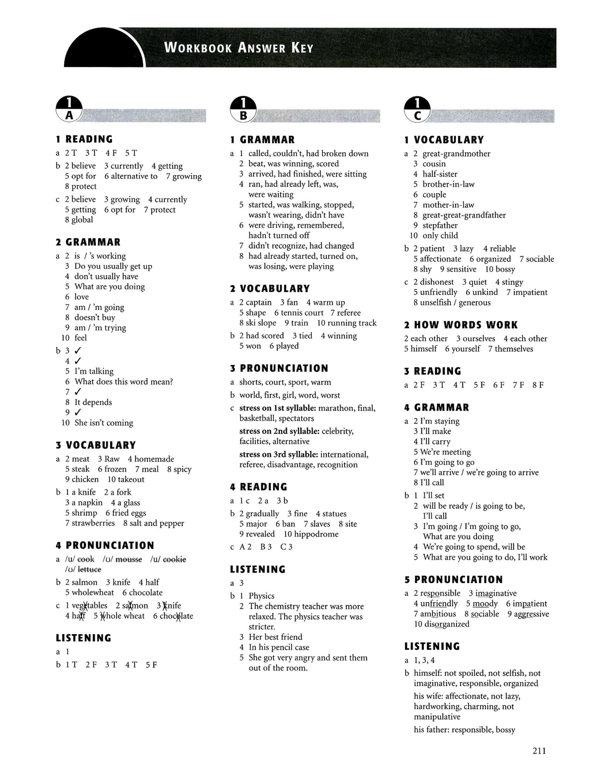 American english file 3 workbook answer key 1 Compress Ti ng Anh 3 