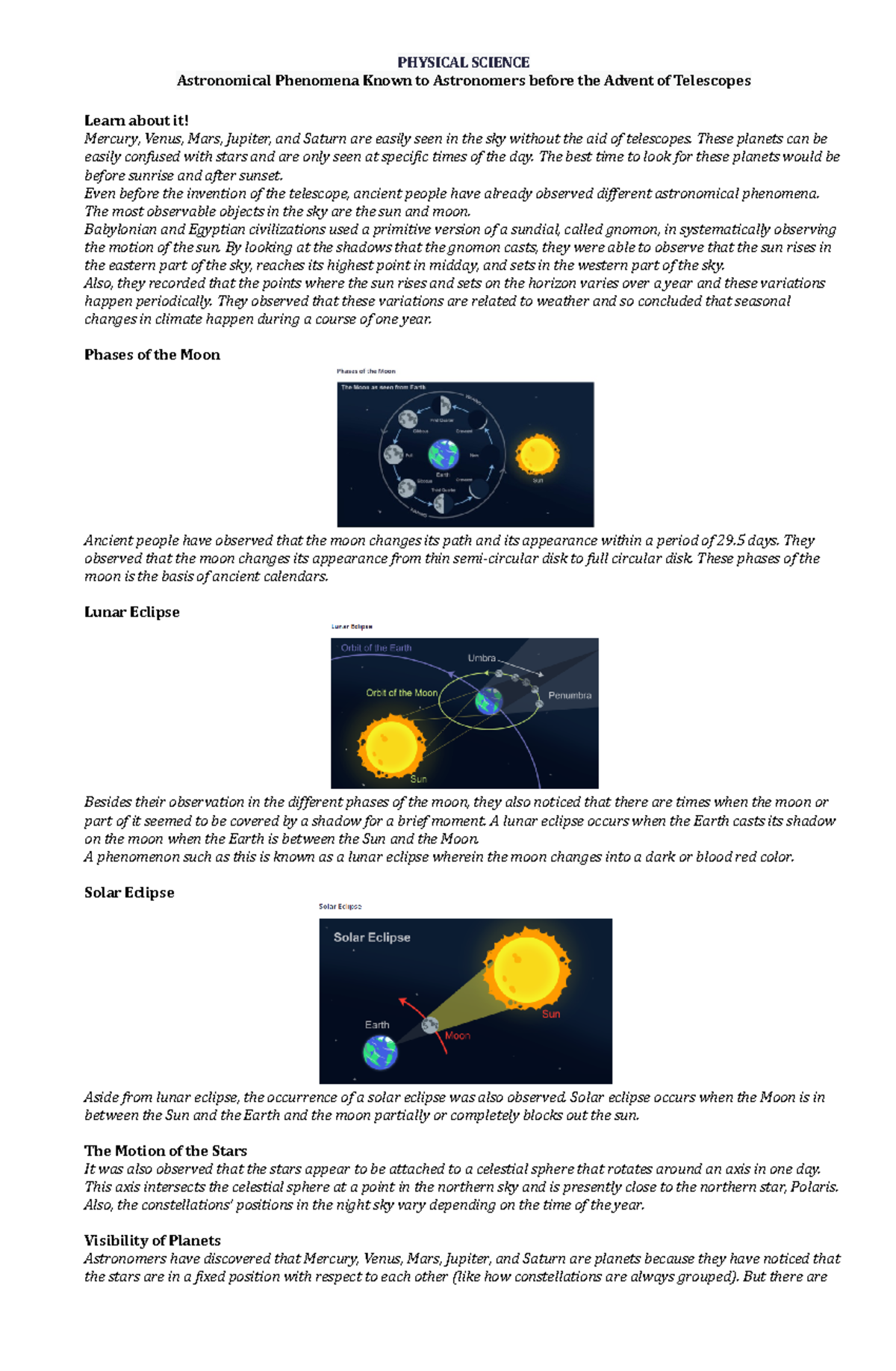 astronomical-phenomena-known-to-astronomers-before-the-advent-of