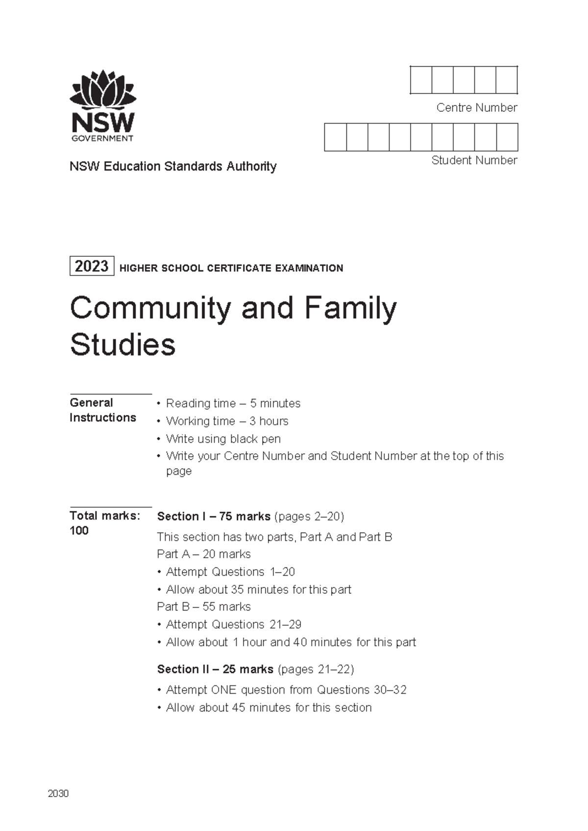 HSC past paper - cafs -converted - NSW Education Standards Authority ...