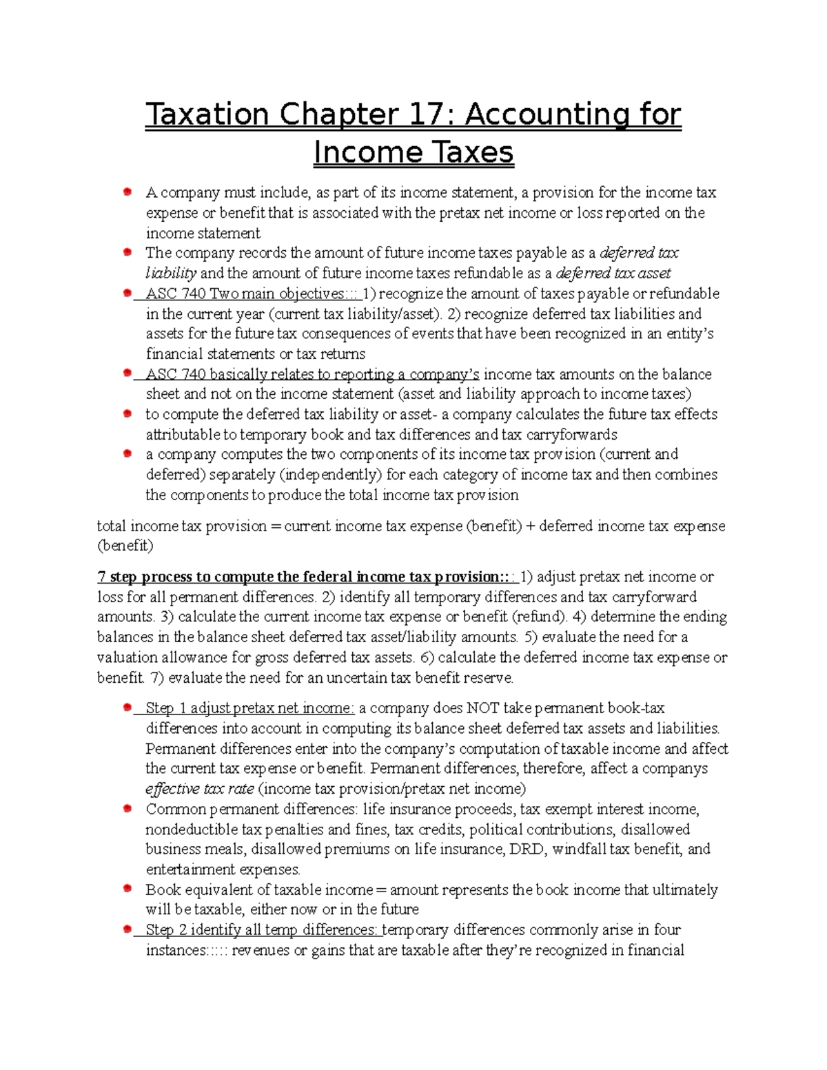 chapter-17-accounting-for-income-taxes-taxation-chapter-17