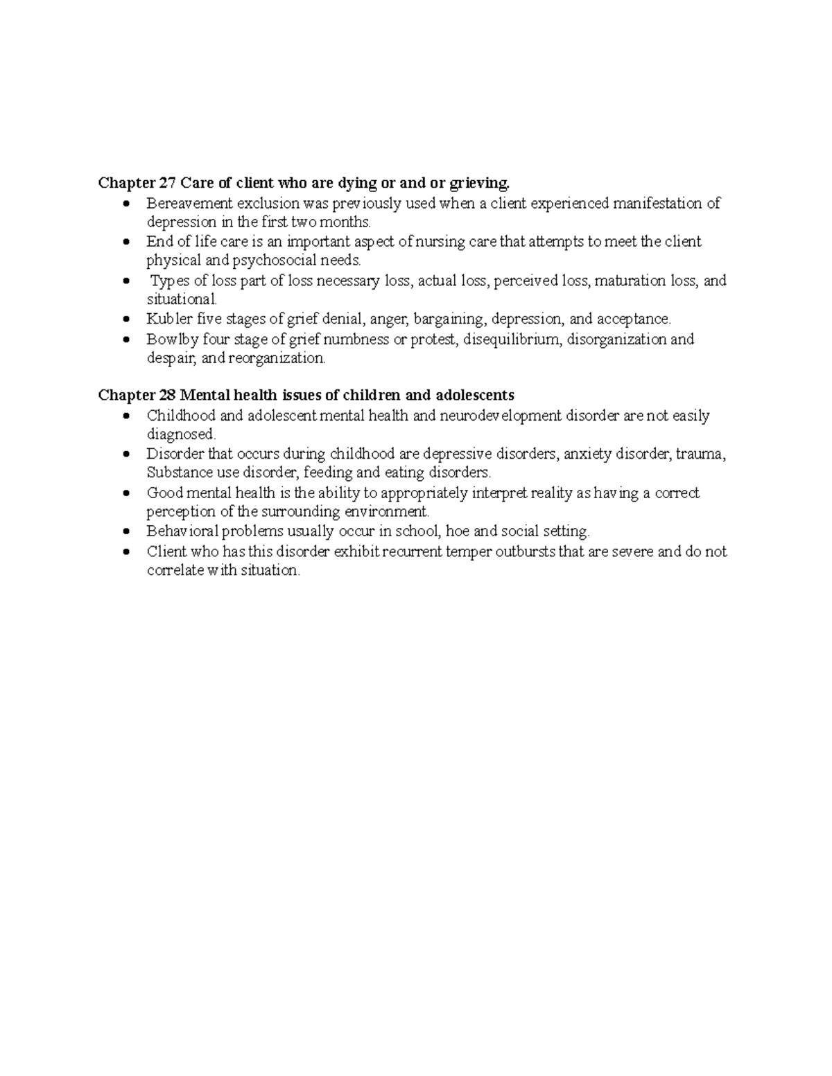 Chapter+27+Care+of+client+who+are+dying+or+and+or+grieving - Chapter 27 ...