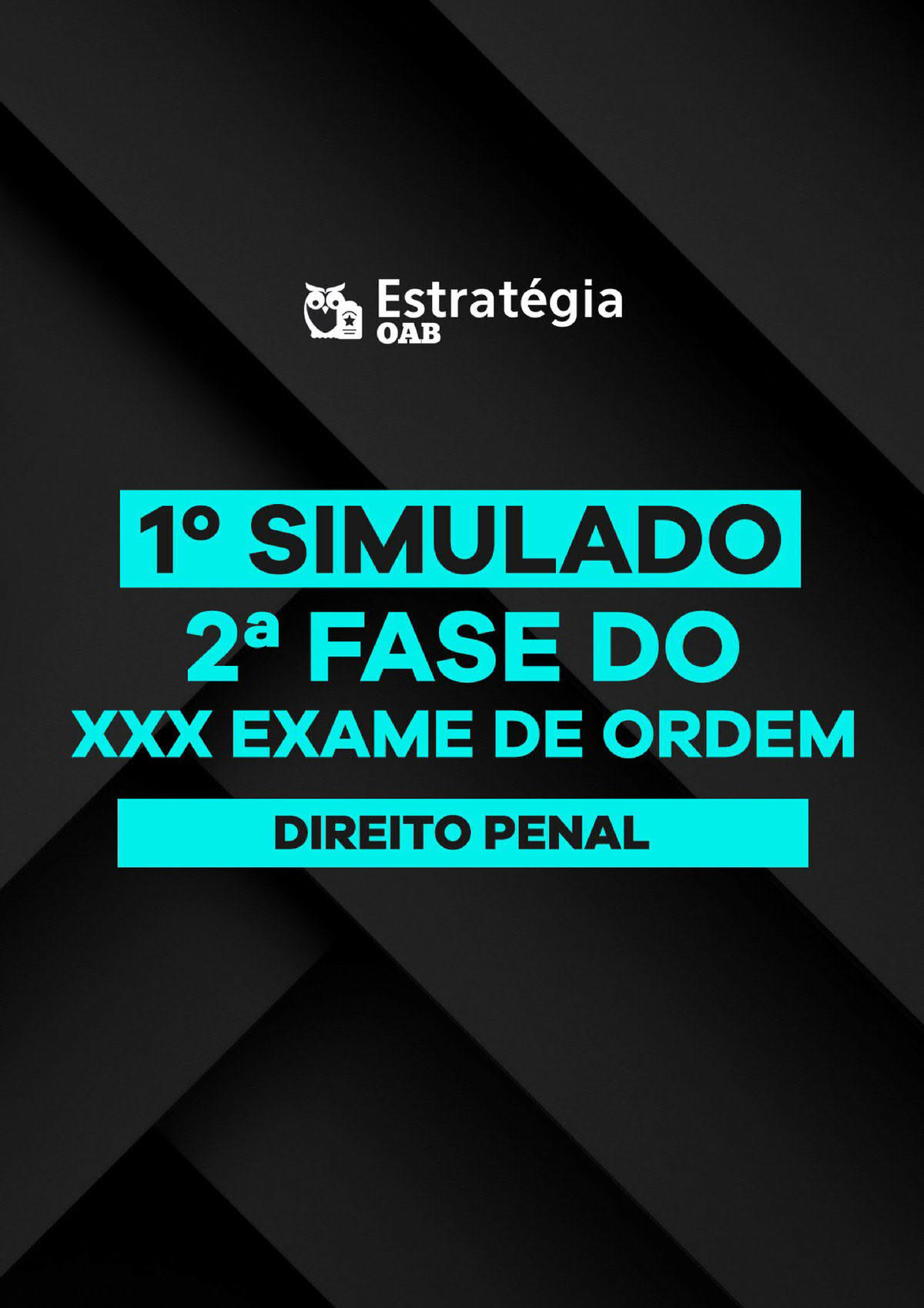 Simulado 2ª Fase OAB - Penal - DIREITO PENAL PROVA PRÁTICO ...