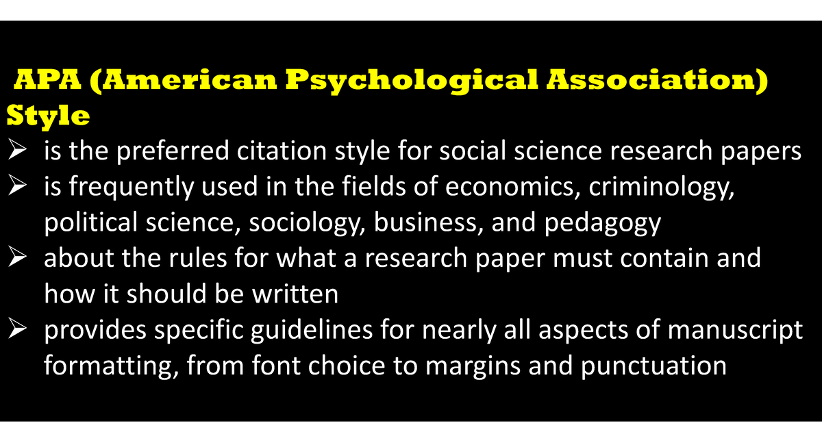 Week-10 - Mahaba - APA (American Psychological Association) Style Is ...