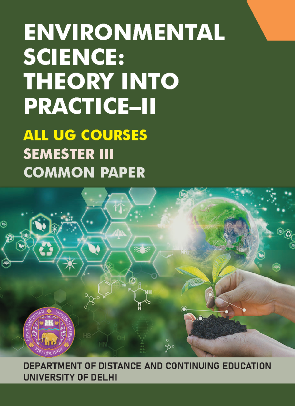 Unit V-VII - Learning - ENVIRONMENTAL SCIENCE: THEORY INTO PRACTICE–II ...