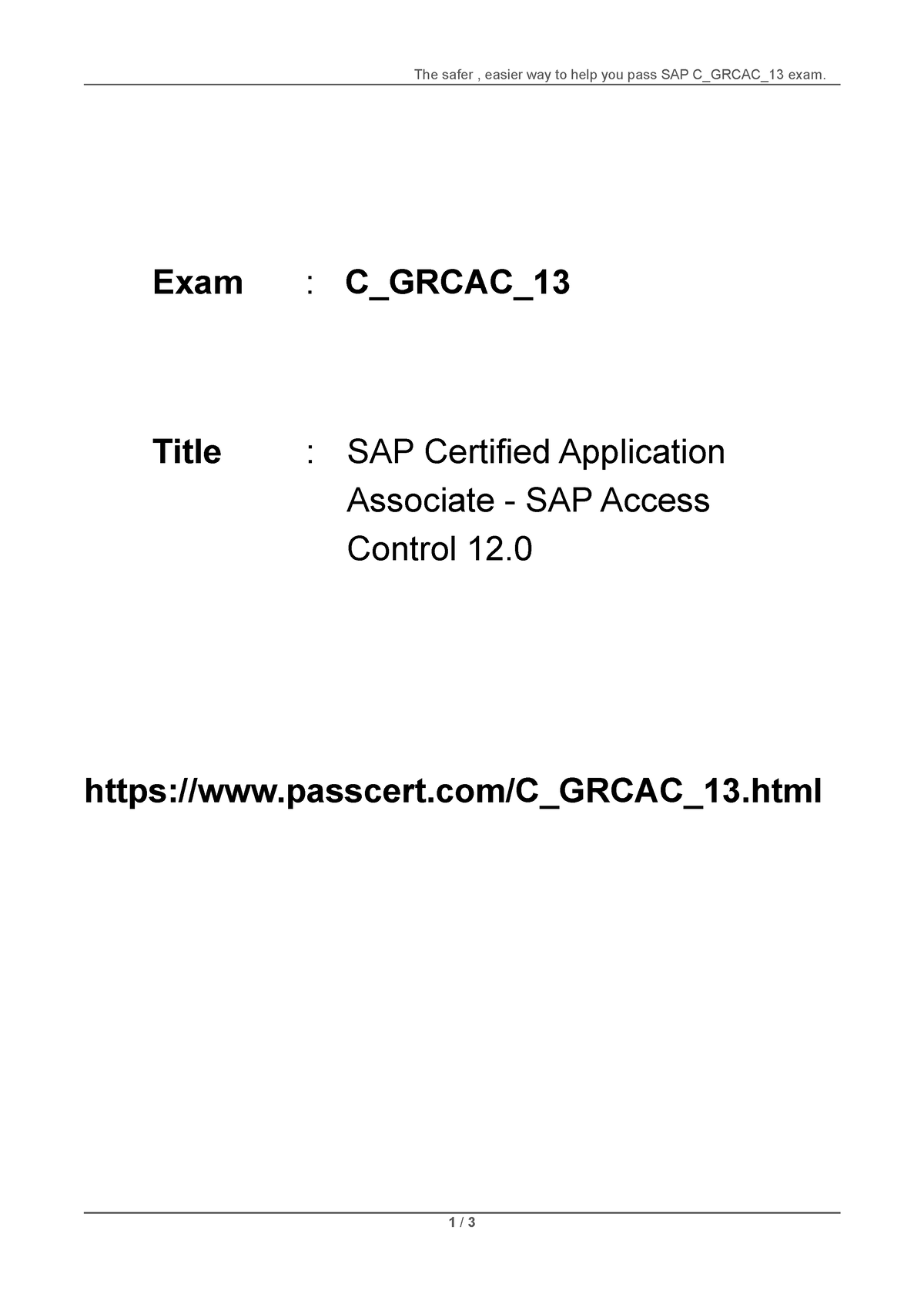 C_GRCAC_13 Reliable Exam Questions