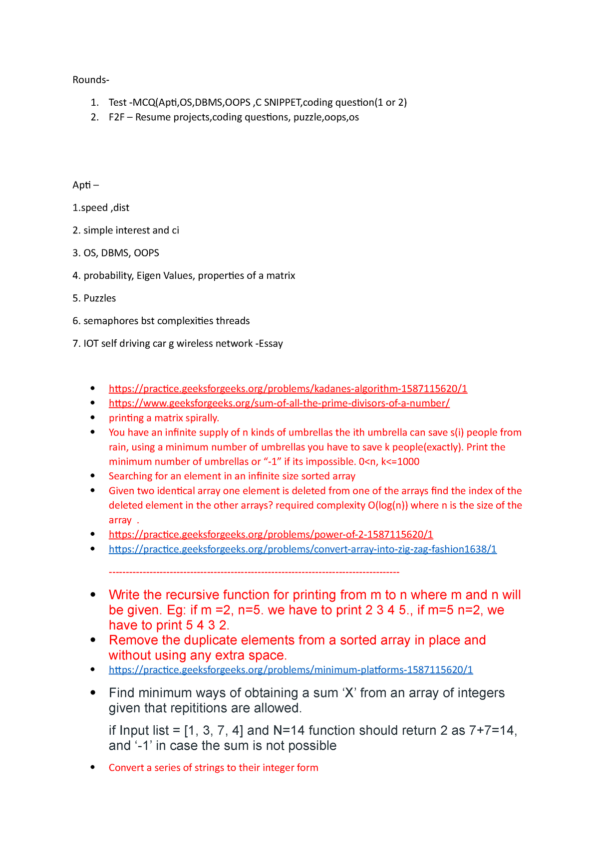 Adobe - na na na - Rounds- 1. Test -MCQ(Apti,OS,DBMS,OOPS ,C SNIPPET ...