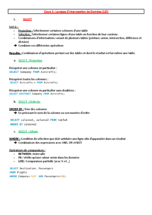 Cours 5 - Fiche 5 : Complément à la diapos et au CM du prof - Cours 5 ...