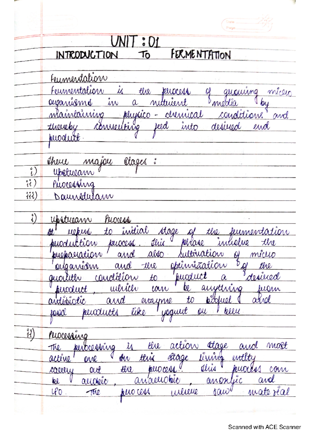 Fermentation Biotechnology - BTech Biotechnology - Studocu