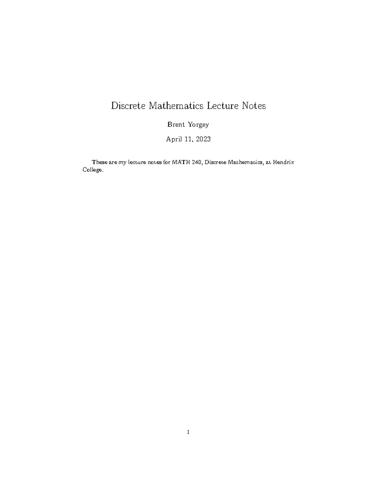 Brent Yorgey - sdknmxwnxwwwwdd - Discrete Mathematics Lecture Notes ...