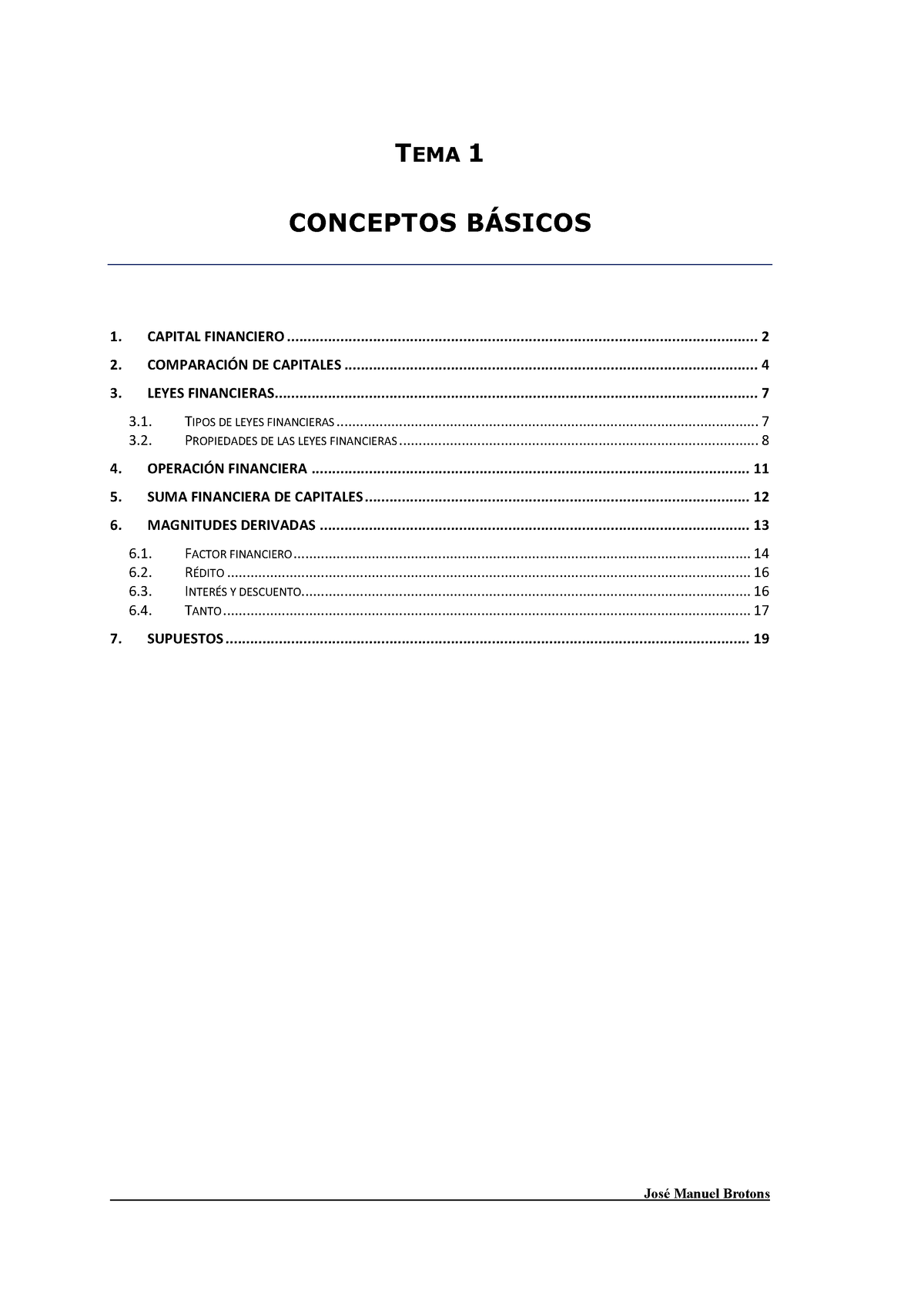 Tema 01 Conceptos Básicos 2023 Alumnos Conceptos BÁsicos Tema Capital Financiero ComparaciÓn 6698