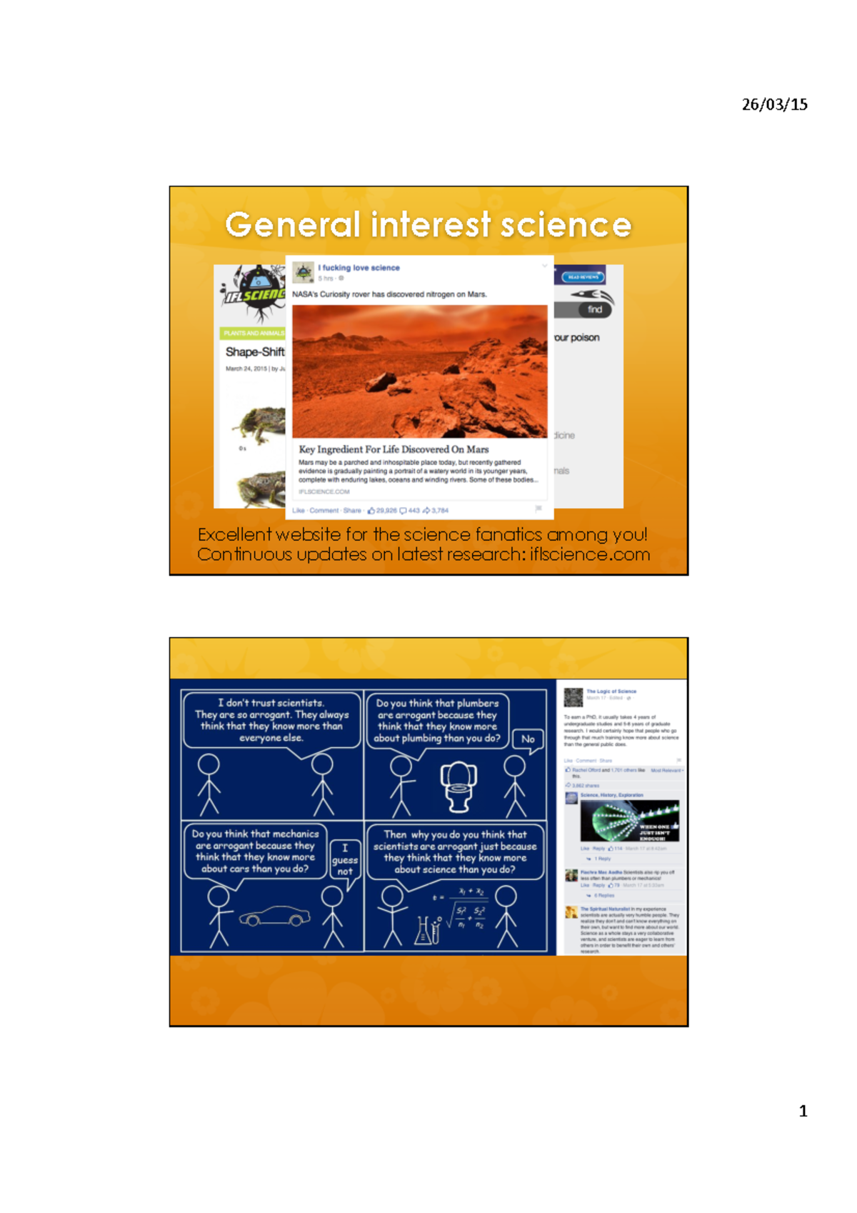 Lecture notes, lectures 10 - animal populations - General interest ...